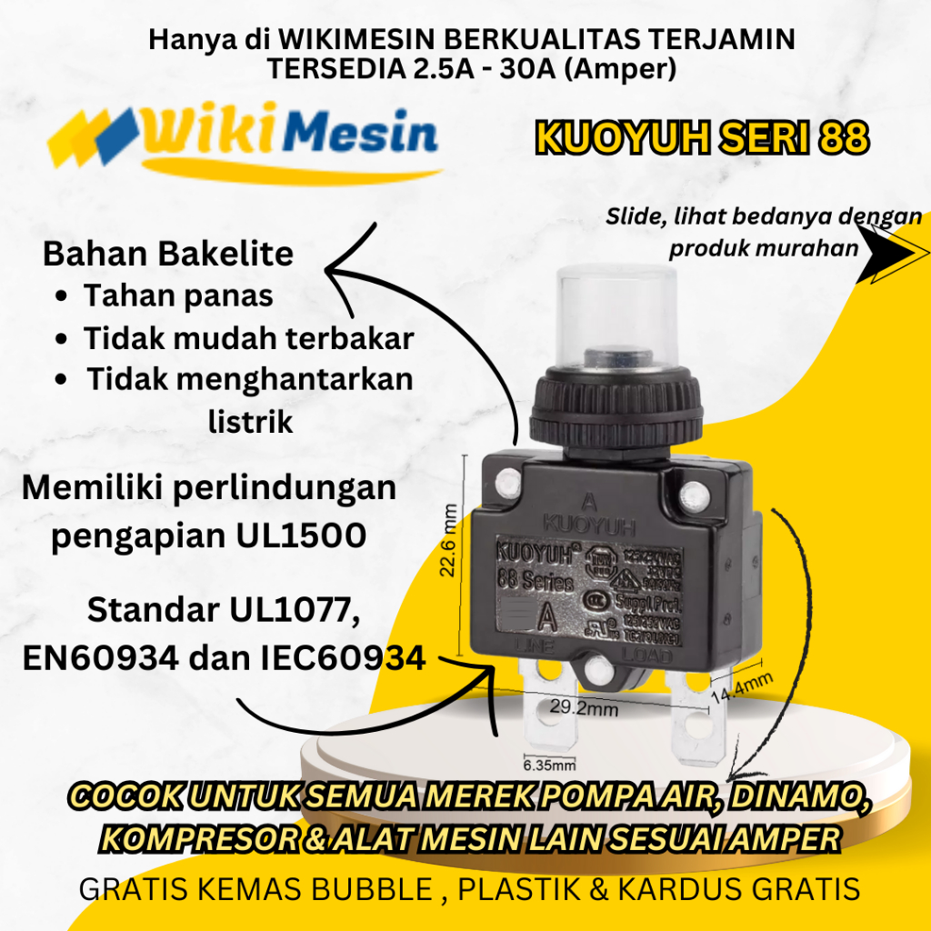 Overload Pompa Air Submersible cocok untuk shimizu drakos firman franklin wokema dan lainnya 3A Samp