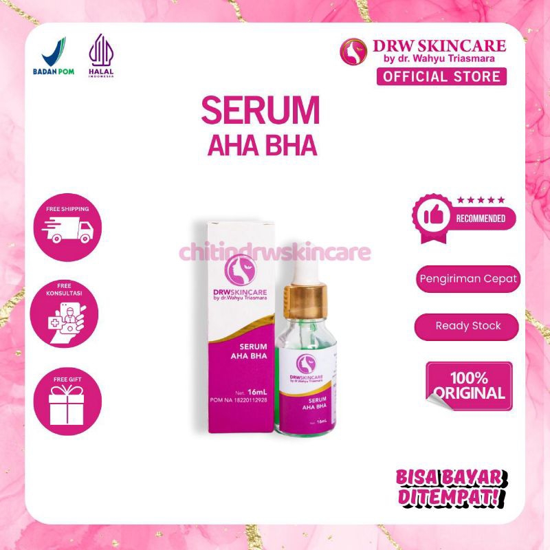 Drw Skincare Serum AHA BHA Bekas Jerawat / Exfoliasi / Milia / Syringoma