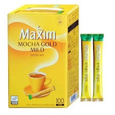 

Maxim mocha gold mild kopi Korea coffee isi 100 sachet