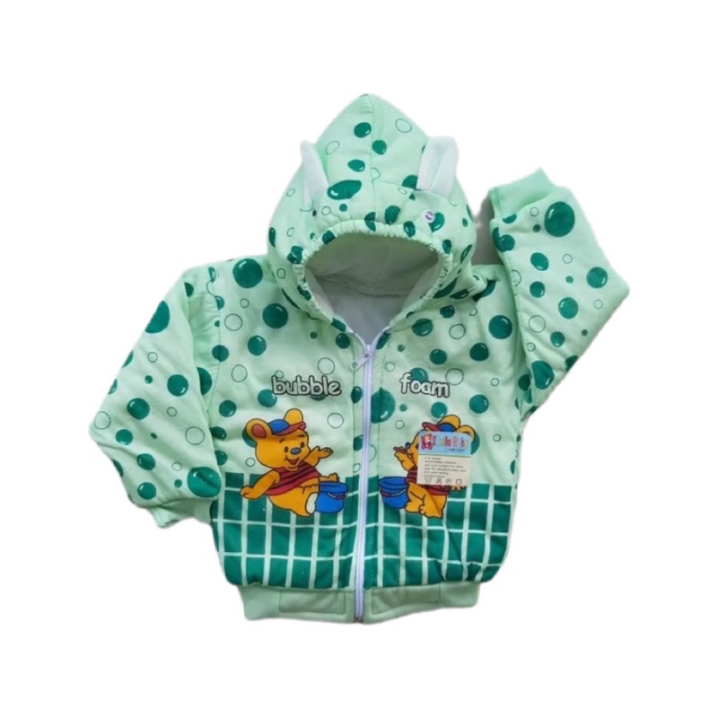 Jaket bayi cowok baru lahir sweater baby boy newborn baseball keren NY sport bisbol biru kuning