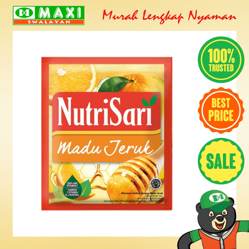 

Nutrisari Madu Jeruk 10x15gr