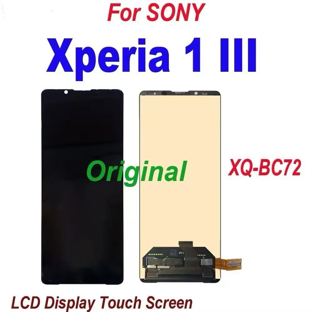 Original OLED LCD Screen for Sony Xperia 1 III with Digitizer Full Assembly Display Phone Touch Scre