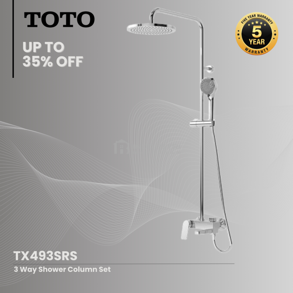 Shower Column TOTO TX493SRS / Shower Tiang TOTO (3 Way) (Hot - Cold)
