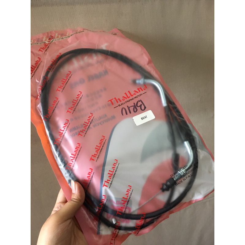 [1PC] KABEL GAS BEAT KARBU MERK THALLAND KABEL GAS MOTOR BEAT KARBU THALLAND