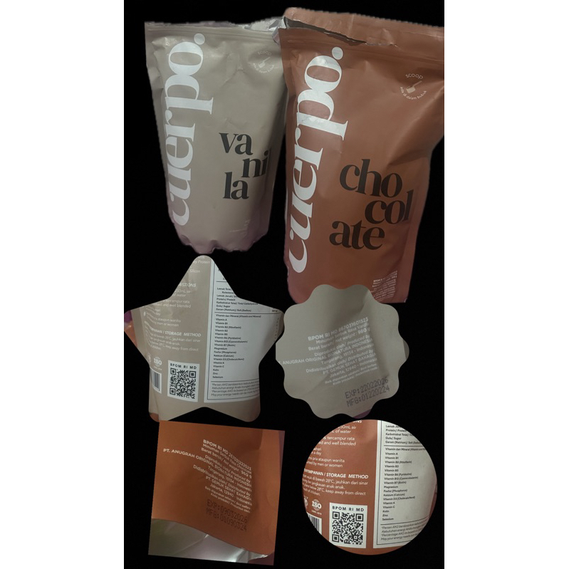 

susu cuerpo penggemuk badan vanila dan cokelat