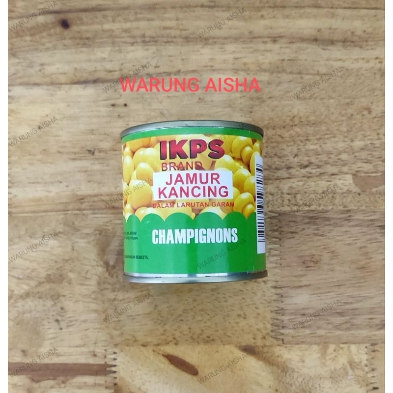 

Makanan Kaleng Jamur Kancing IKPS 192 gr
