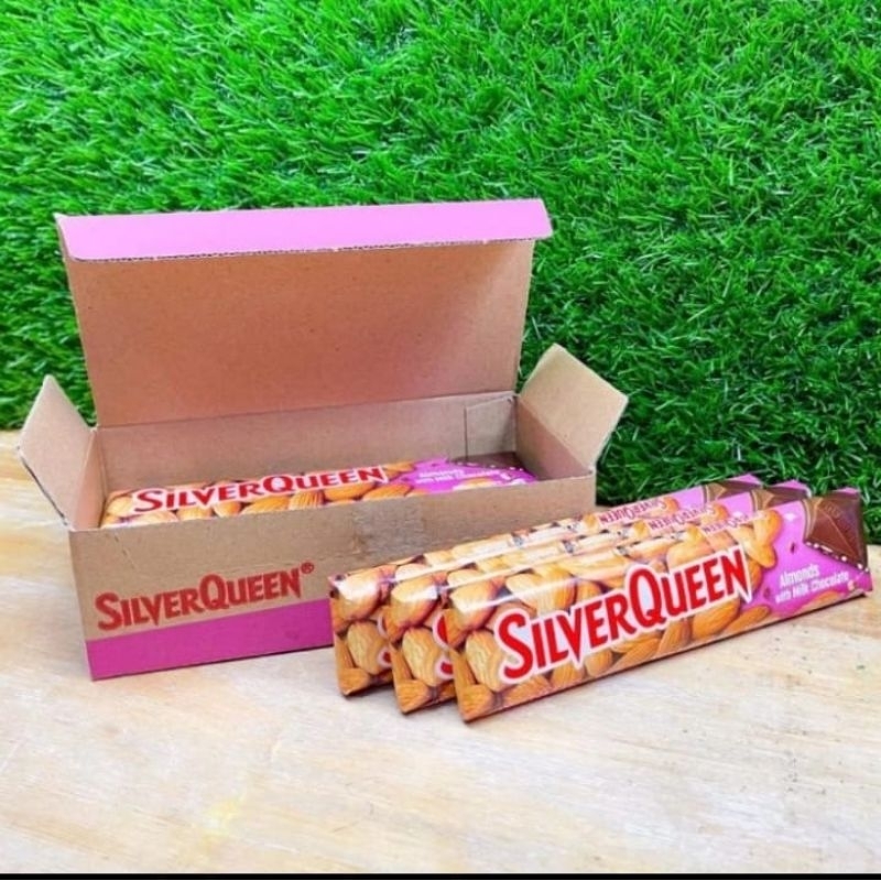

silver queen almonds with milk chocolate 55g