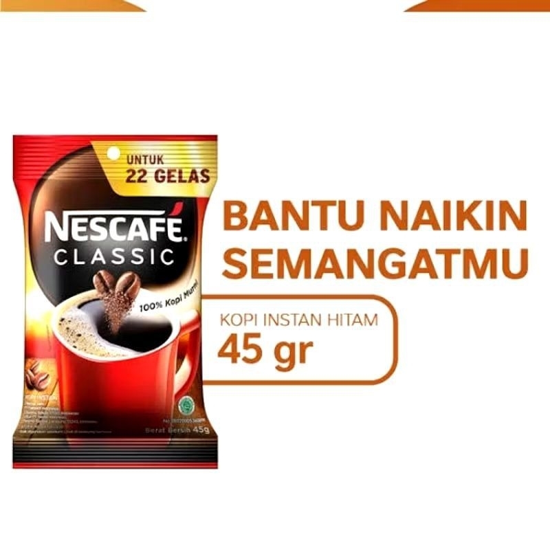 

Nescafe Classic 45 gr Kopi Sachet