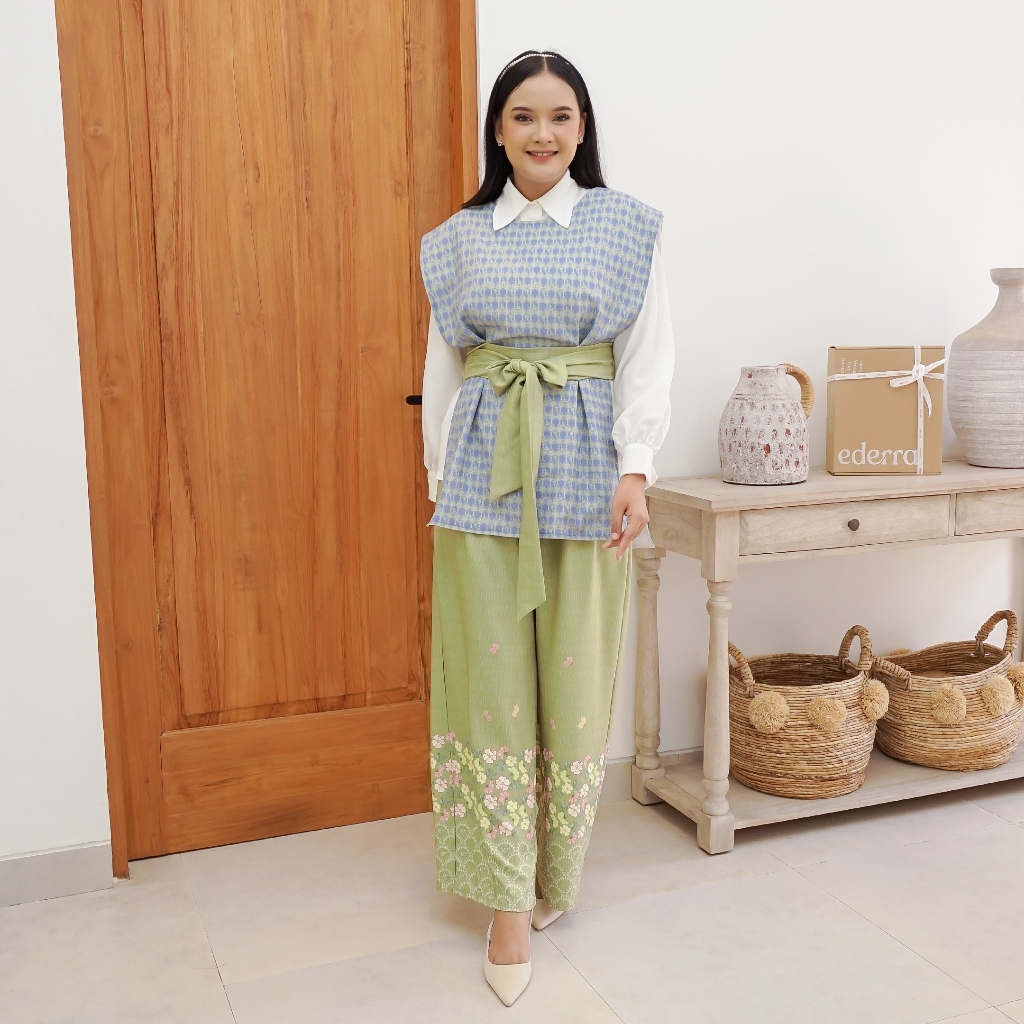 Ederra Setaman Set / Atasan Wanita / Pakaian One Set