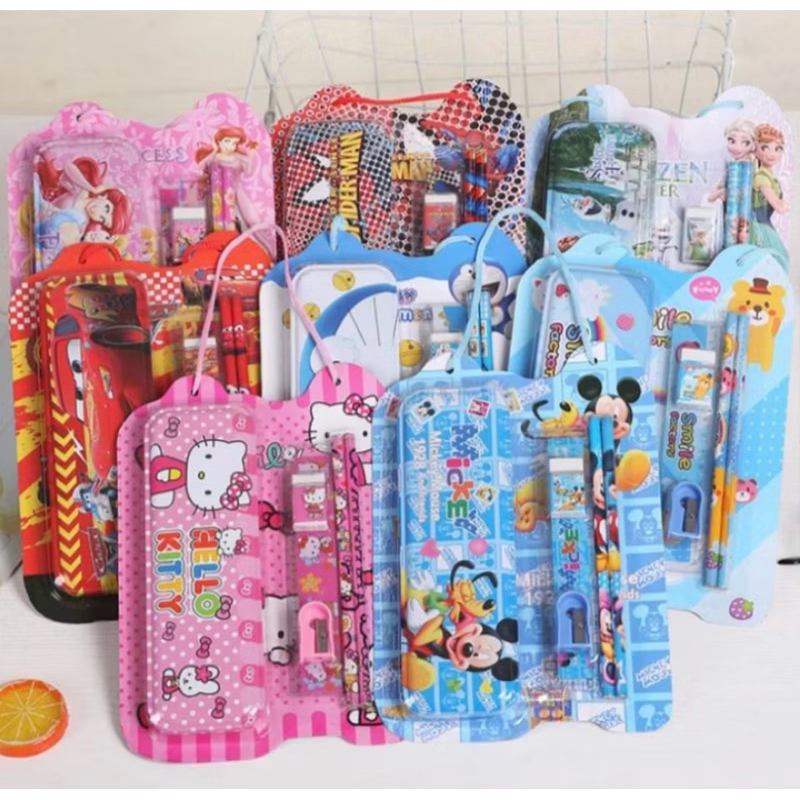 

Kode Atk - Study Set Anak Karakter Lucu / Alat Tulis Set Simpel Lucu / Alat Belajar Set Karakter anak