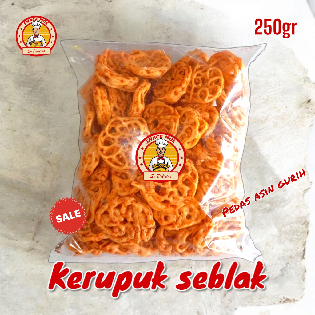 

KERUPUK SEBLAK PEDAS ASIN 250 GRAM