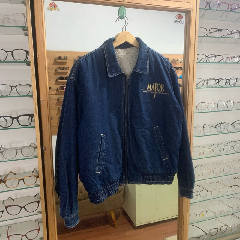 DENIM JACKET / BOMBER JACKER / DENIM JAKET VINTAGE / WORK WEAR / CARHARTT