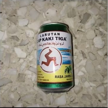 

LARUTAN CAP KAKI TIGA KALENG 320mL RASA JAMBU BIJI HALAL