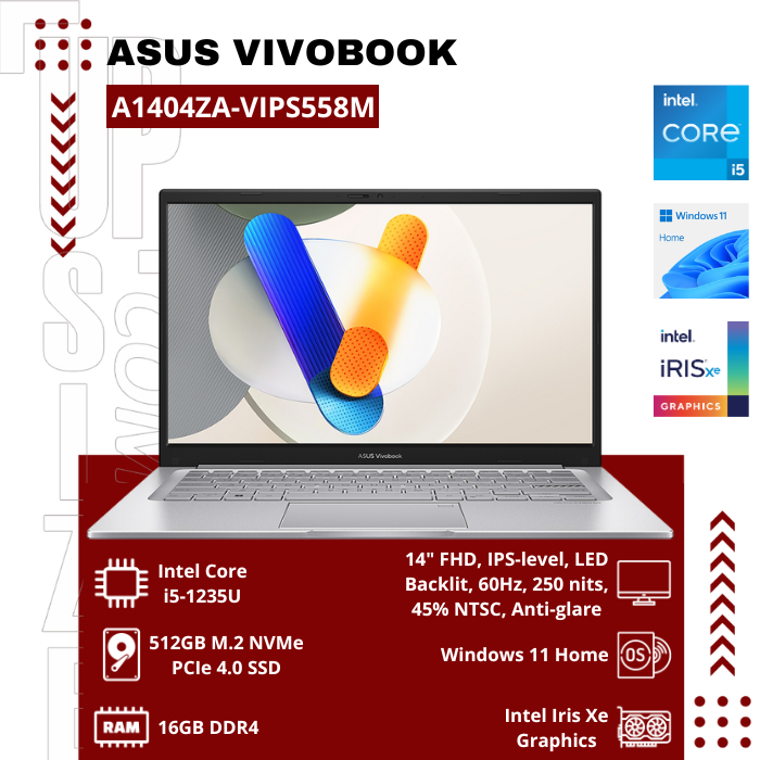 Asus Vivobook 14 A1404ZA-VIPS558M