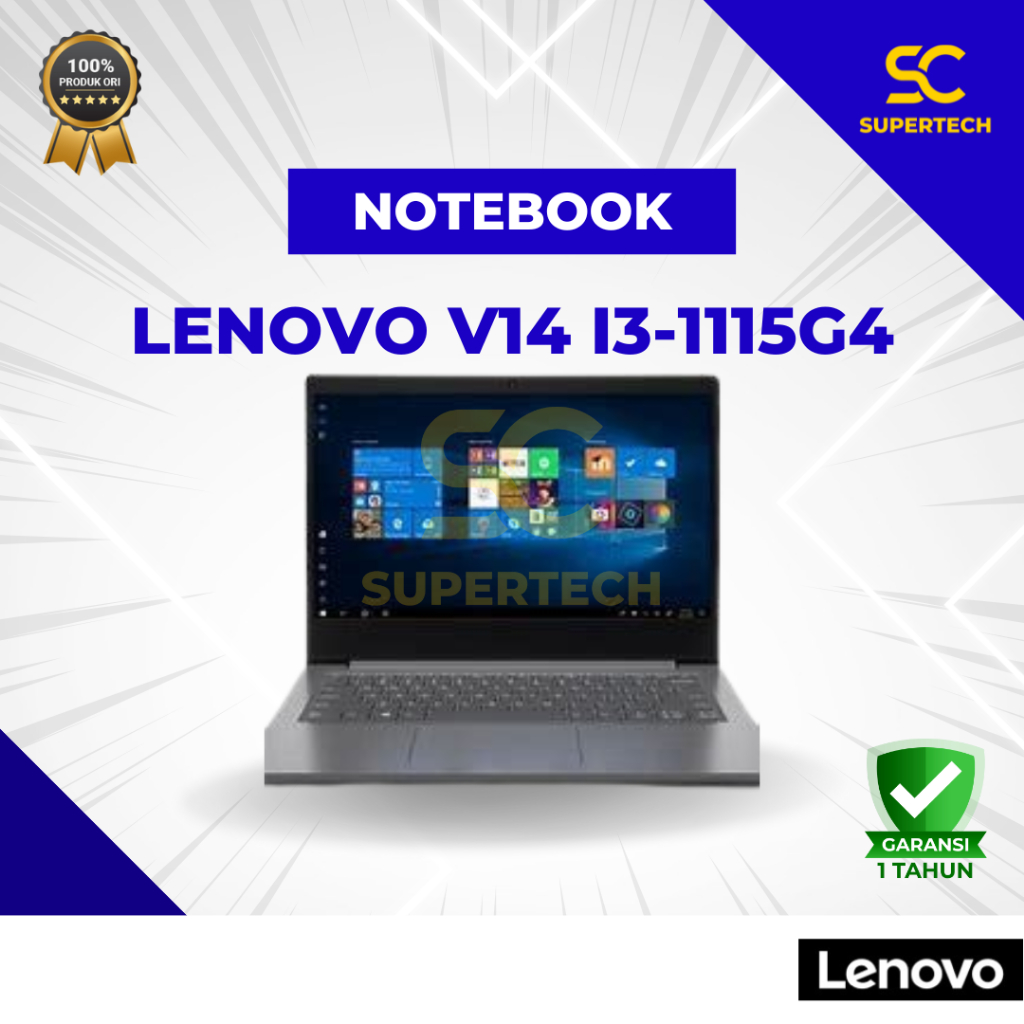 NOTEBOOK LENOVO V14 I3-1115G4 4GB 512SSD W11+OHS 14"