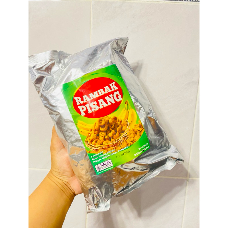 

Keripik rambak pisang khas jember 500gram