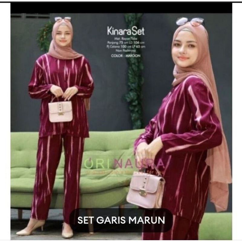 BAJU ONE SET DAILY OOTD PIYAMA | PAKAIAN BAJU TIDUR DEWASA |  CELANA SETELAN  | SETCEL TIEDYE PAJAMA