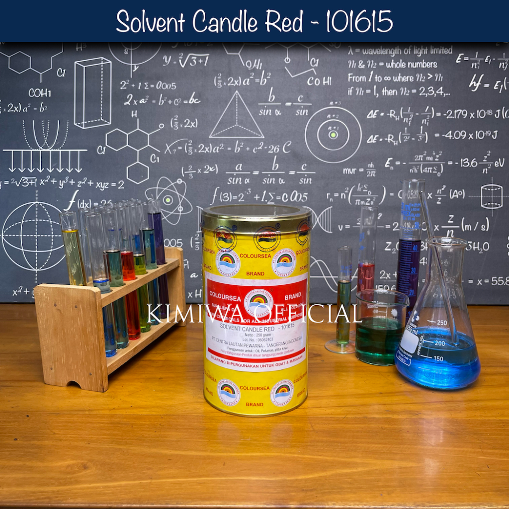 

Solvent Candle Red - 101615 / Warna Merah Minyak / Merah Oil / Warna Minyak - (ORIGINAL)