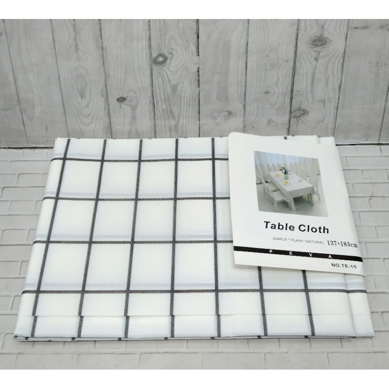 TAPLAK MEJA PETAK PEVA 137 X 183 CM / TAPLAK MEJA / ALAS MEJA - PEVA