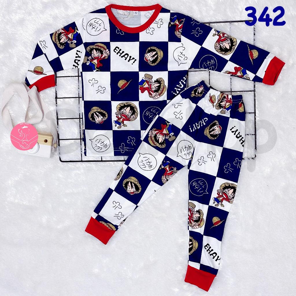 Piama Anak Perempuan/Laki Laki Terbaru Untuk 1-10 Tahun Bahan Kaos Setelan Piama Anak Terbaru Desain