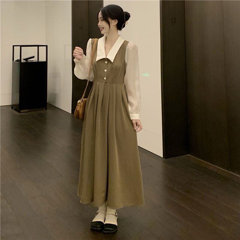 French Simple Retro Dress