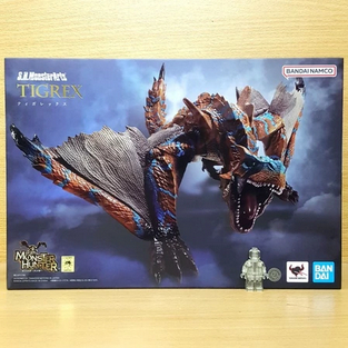 LIMITED EDITION S.H. MonsterArts Tigrex Flying Wyvern Figure SHM MONSTER HUNTER RISE