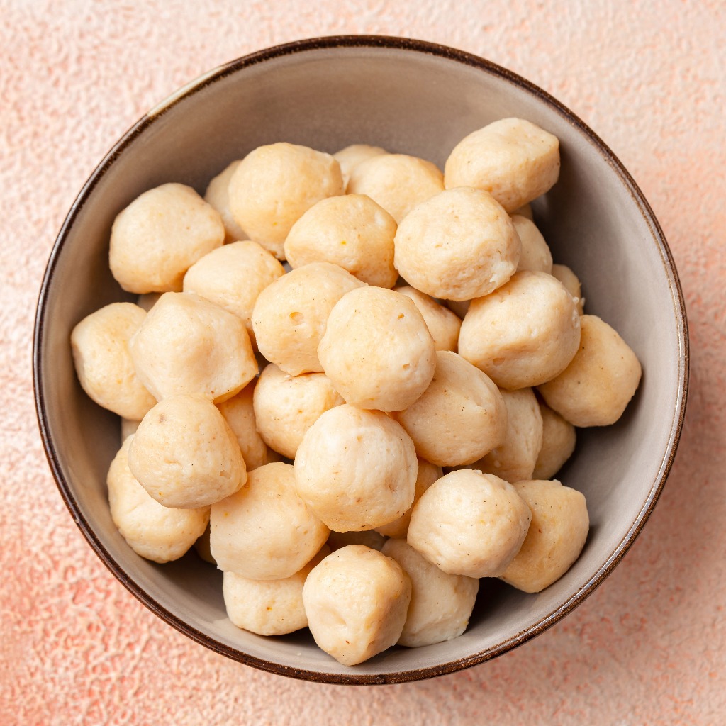 

Kerupuk Ikan Premium Asli 250 gr / Snack Cemilan Krupuk Bola Ikan