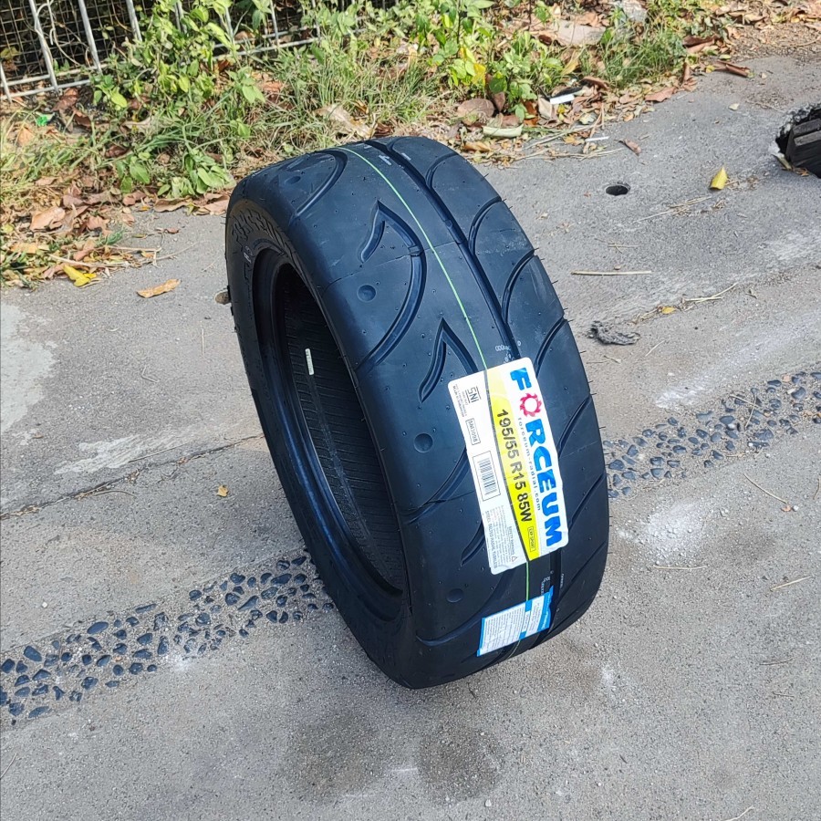 Ban Mobil Semi Slick R15 195 50 Forceum exp sport - ban semi slick ring15