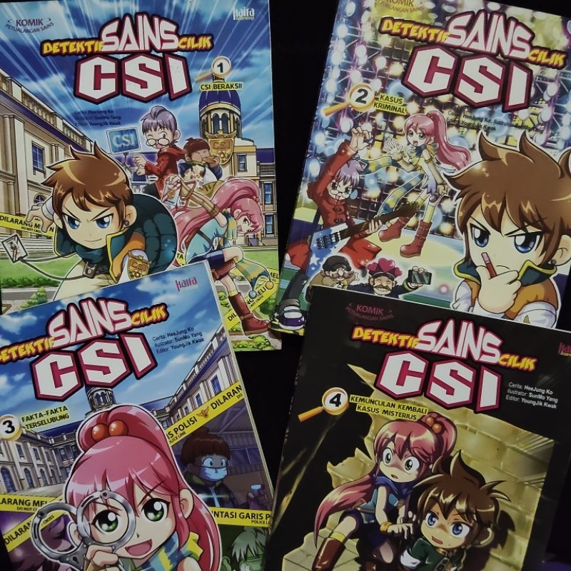 Buku Original • Komik Petualangan Sains - Detektif Sains Cilik CSI ( Crimes Scene Investigation )