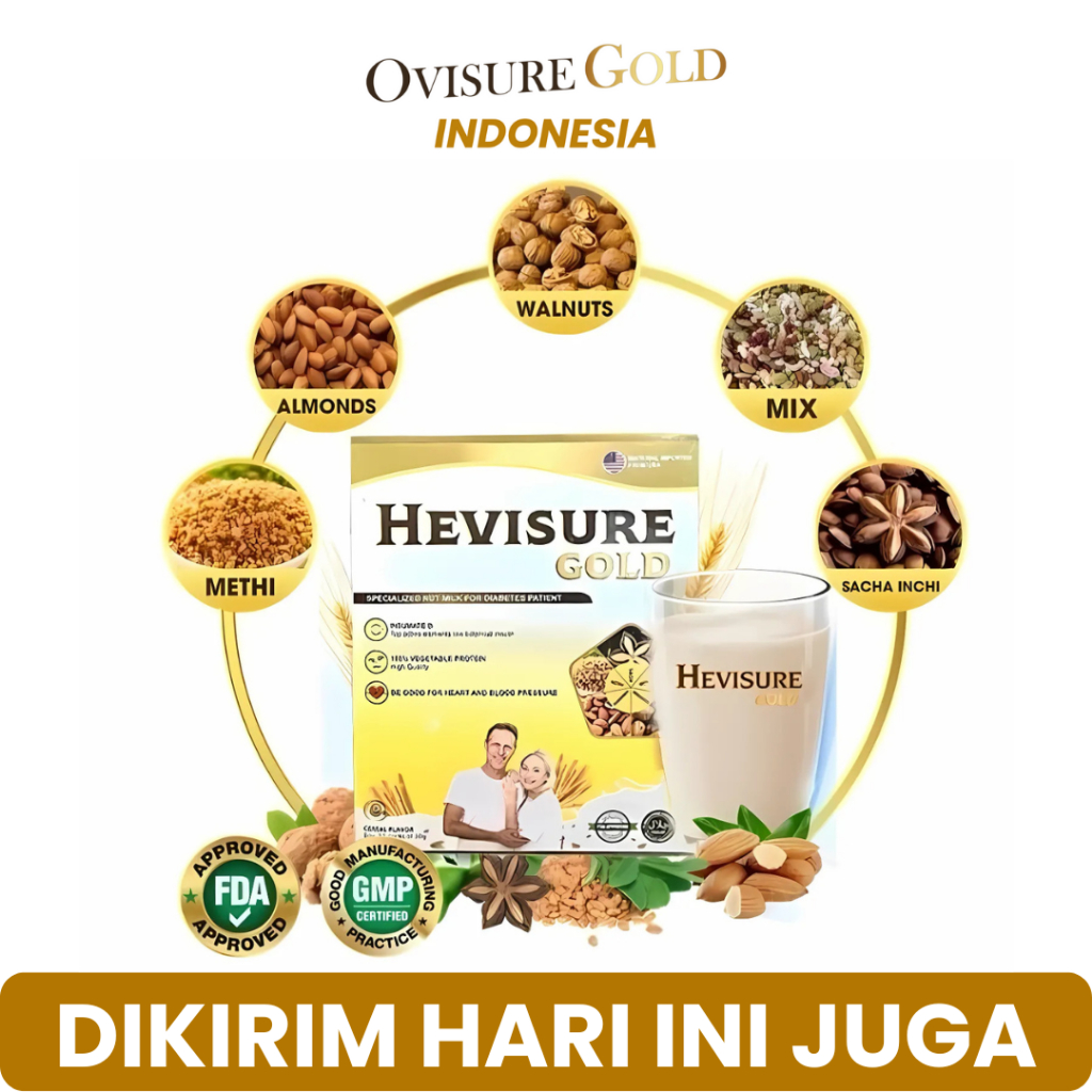 

HEVISURE GOLD MILK USA SUSU UNTUK DIABETES KENCING MANIS DAN GULA DARAH IMPORT USA ORIGINAL