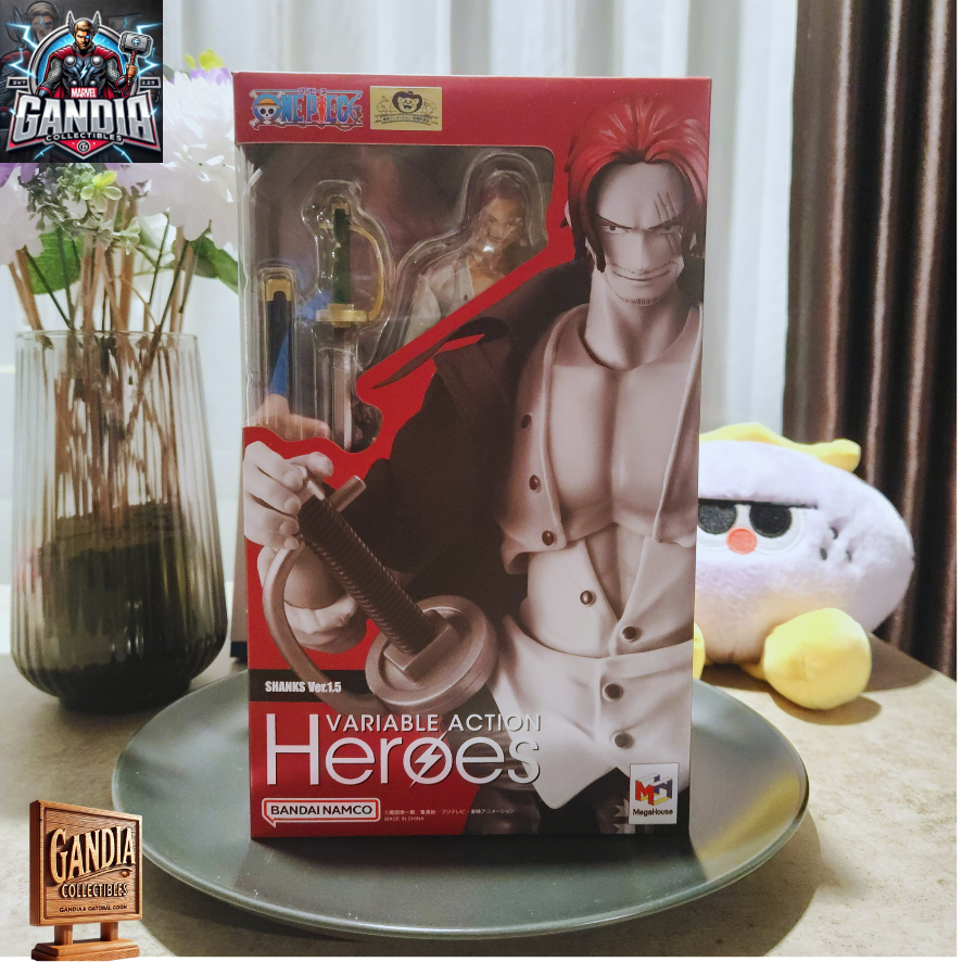 VAH Variable Action Heroes Shanks Ver.1.5 Bandai Megahouse ORI