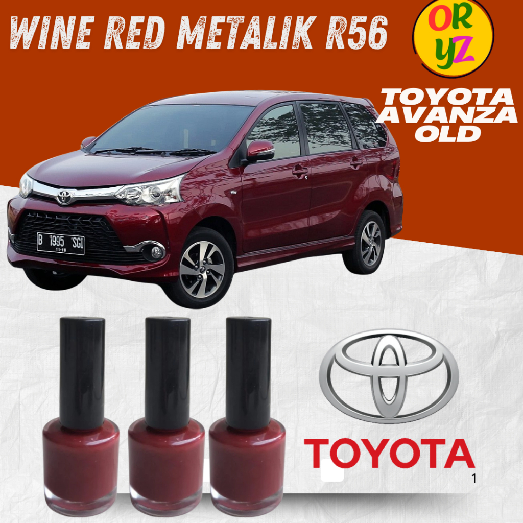 Cat Wine Red Metalik R56 Merah Maroon Penghilang Baret Lecet Noda Avanza Rush Innova