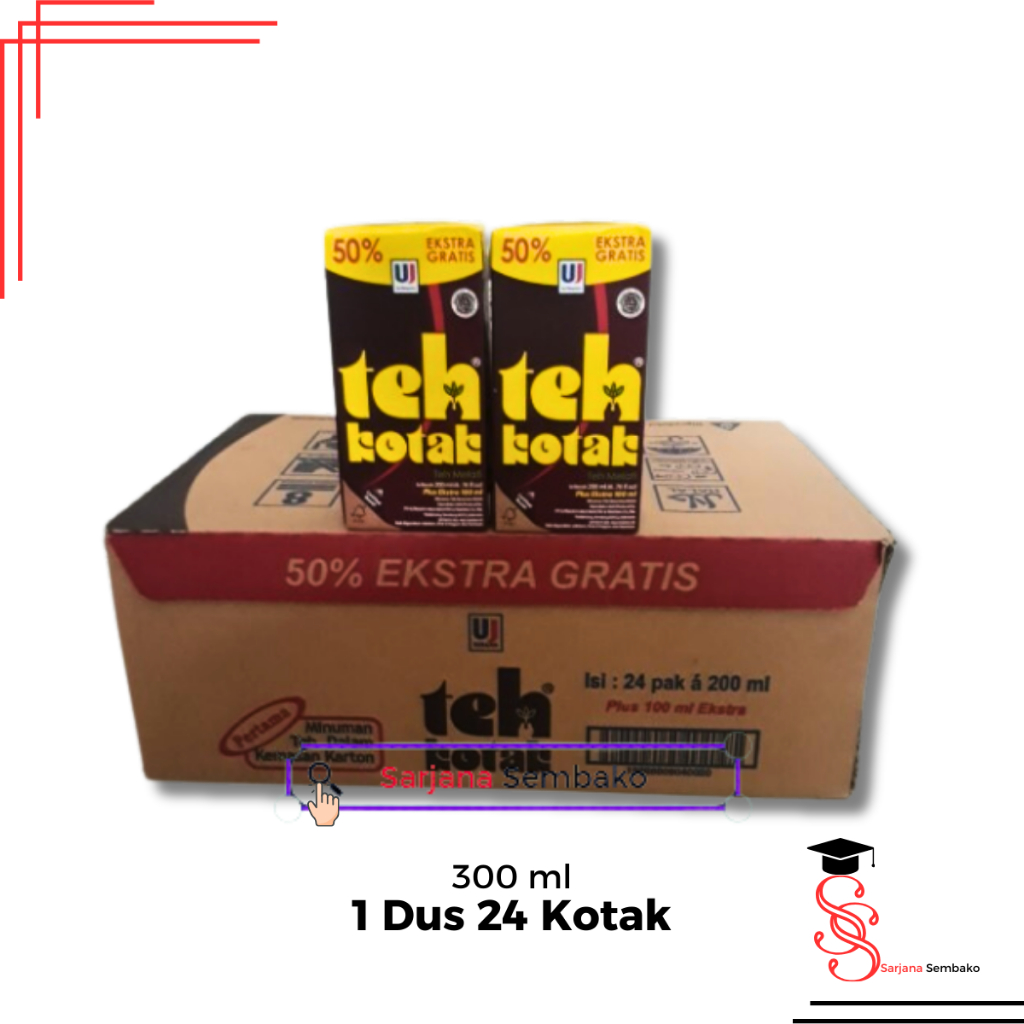 

Ultra Teh Kotak 300 ML - 1 Dus 24 Kotak