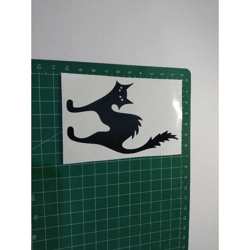

stiker cutting cat