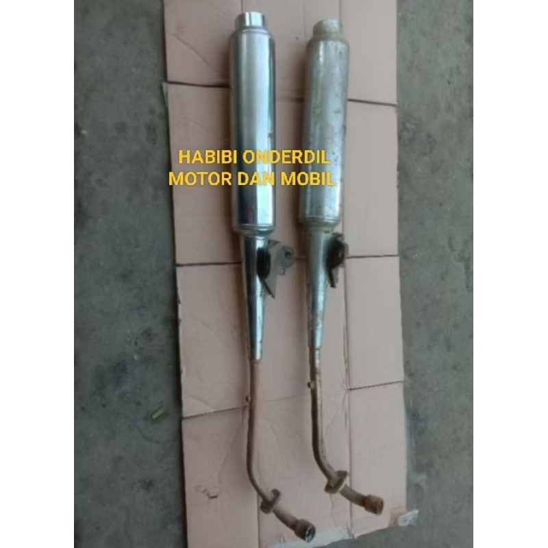 KENALPOT SETANDAR / KNALPOT STANDAR VEGA R LAMA ORI CABUTAN