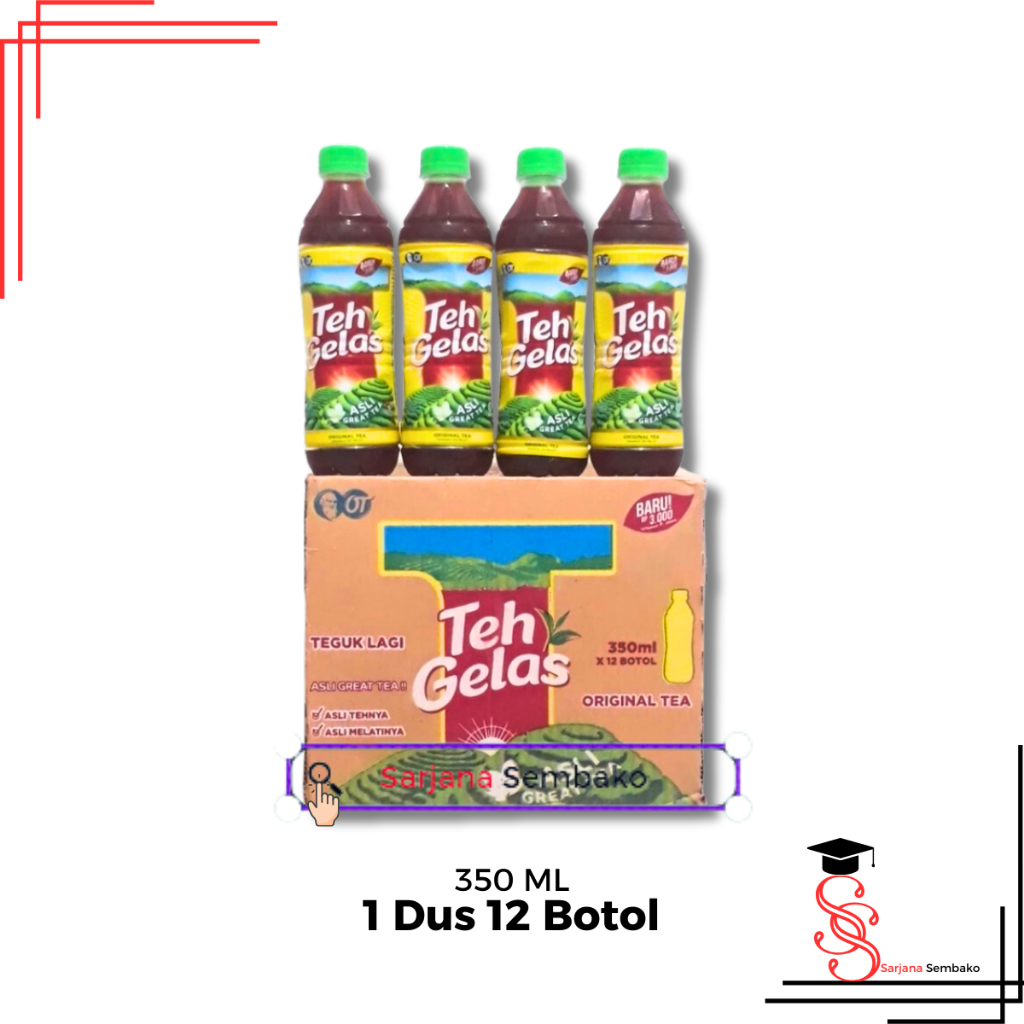 

Teh Gelas Botol 350 ml - 1 Dus 12 Botol