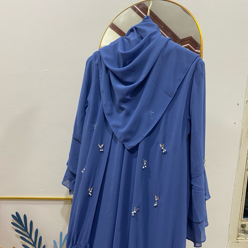 MCL - Zaina Abaya Gamis Wanita Bahan Ceruty Armany Baby Doll