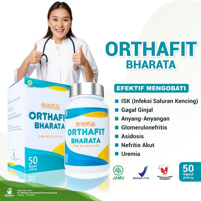 Obat Ginjal Ampuh Obat Herbal Gagal Ginjal Obat Infeksi Ginjal Obat ISK Orthafit Bharata