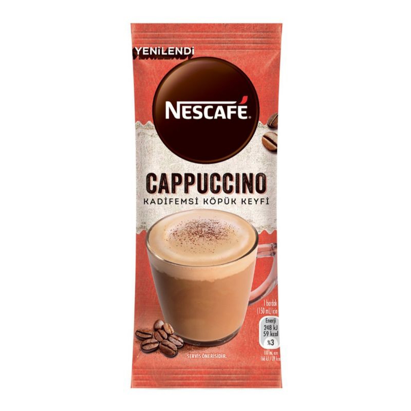 

Nescafe Cappucino Turkey 14 gram minuman Turki Nescafe Cappuccino
