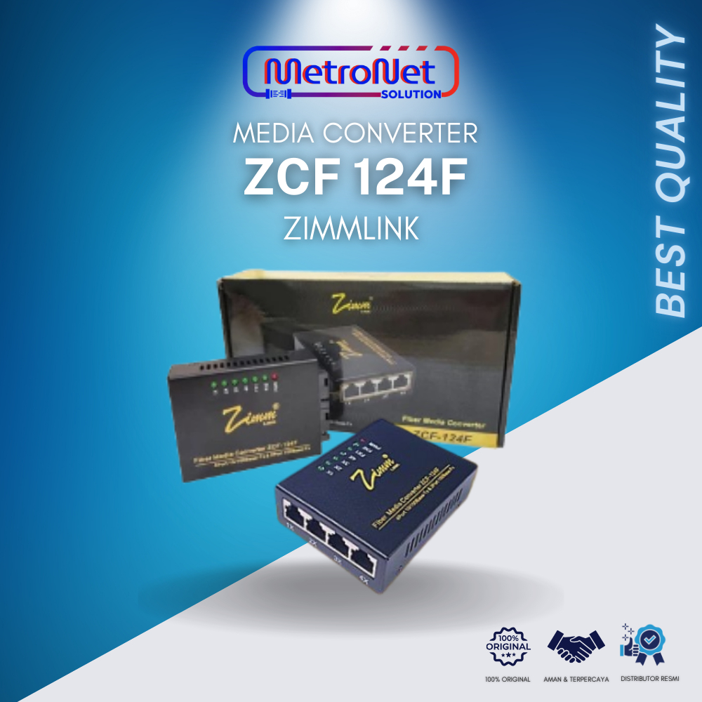 ZCF 124F FULL BOARD ZIMMLINK - MEDIA CONVERTER