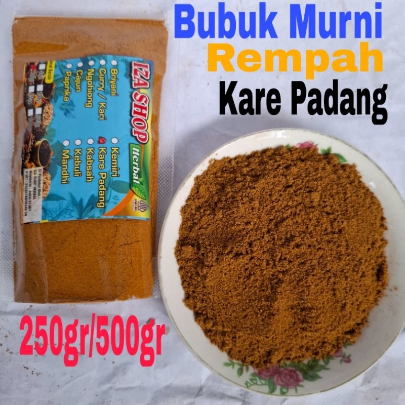 

Kare Padang / Rempah Bumbu Bubuk Murni Kare Padang 500gr