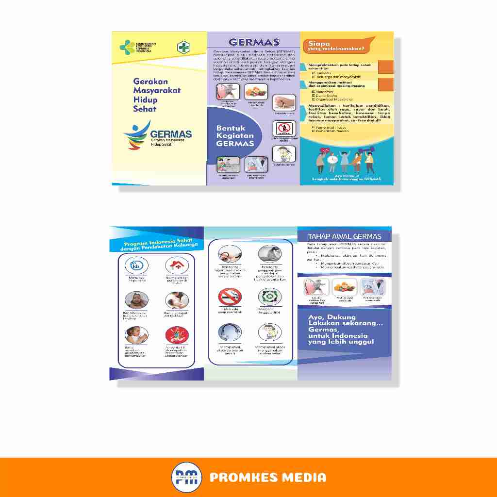

Leaflet / Brosur GERMAS : Gerakan Masyarakat Hidup Sehat
