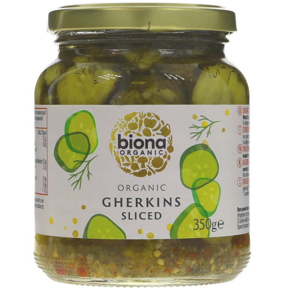 

Biona Organic Gherkin Slices 350g – Irisan Acar Timun Organik untuk Sandwich & Salad