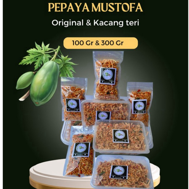 

Lauk Pepaya mustofa rasa pedas manis