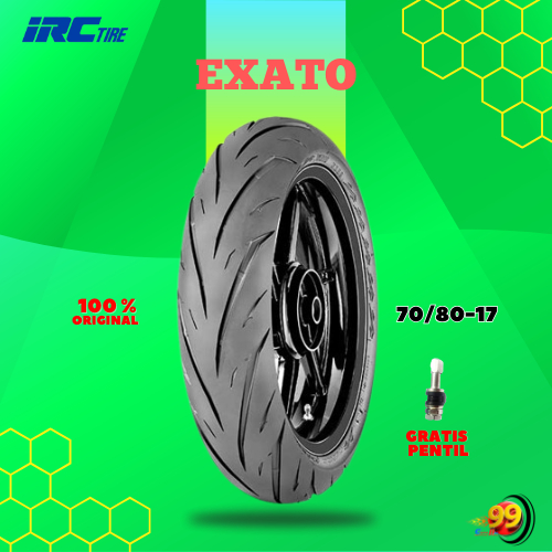 Ban Tubles Motor Bebek IRC EXATO NR88 70/80 Ring 17