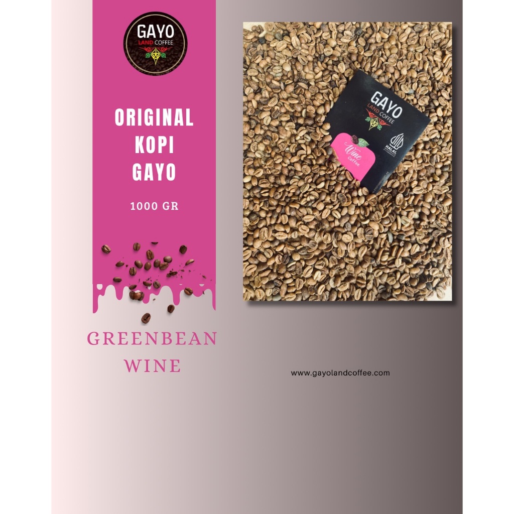 

Green Been Kopi Wine Aceh Gayo 1000 Gr
