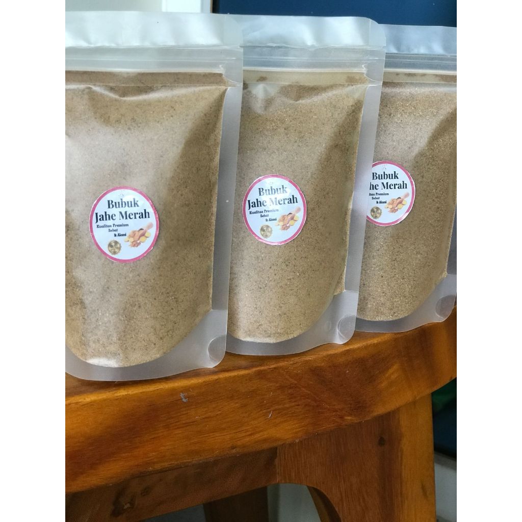 

Bubuk Jahe Merah Asli 100% Fresh Murni Tanpa Campuran