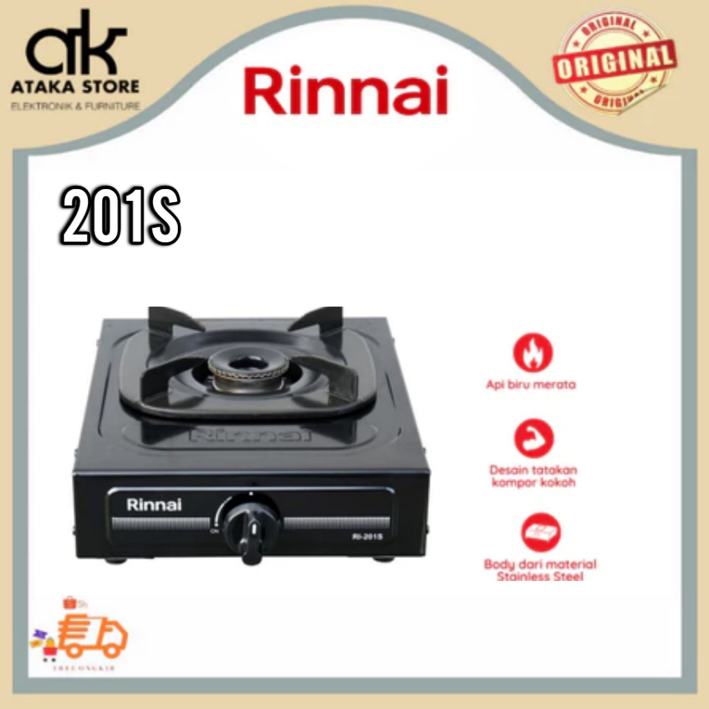 Kompor Rinnai 1 Tungku Rinnai 201S Kompor Satu Tungku