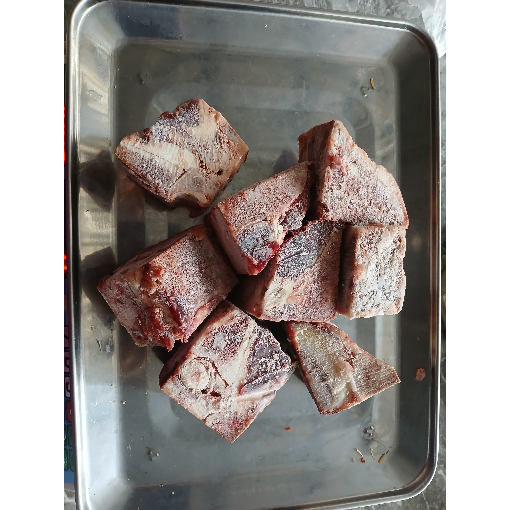 BACKBONE SAPI MURAH 1KG/TULANG PUNGGUNG/TULANG SAPI/TULANG IGA