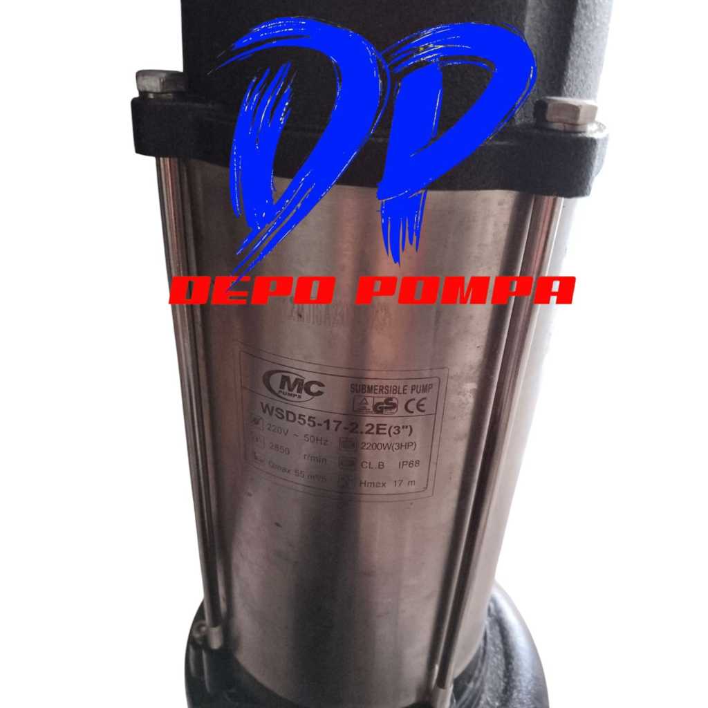 MC PUMP WSD 55-17-2-2E/POMPA CELUP/Pompa Air Kotor WSD 55-17-2-2E